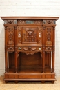 Renaissance style Cabinet in Walnut, France 19th century