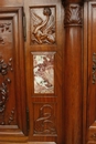 Renaissance style Cabinet in Walnut, France 19th century