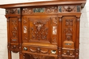 Renaissance style Cabinet in Walnut, France 19th century