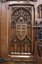 Gothic style Cabinet in Walnut, France 19th century