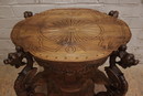 Renaissance style Server table in Walnut, France 19th century