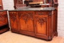 Regency style Cabinet and server in Oak, France 19th century