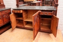 Regency style Cabinet and server in Oak, France 19th century