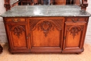 Regency style Cabinet and server in Oak, France 19th century