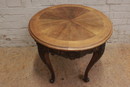 Regency style Center table in Walnut, France 1900