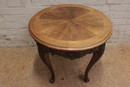 Regency style Center table in Walnut, France 1900