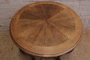 Regency style Center table in Walnut, France 1900