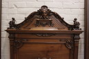 Regency style Bed in Walnut, France 19th century