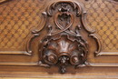 Regency style Bed in Walnut, France 19th century