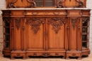 Regency style Cabinet and server in Beech wood, France 19th century