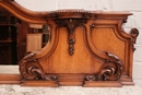 Regency style Cabinet and server in Beech wood, France 19th century