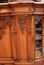 Regency style Cabinet and server in Beech wood, France 19th century