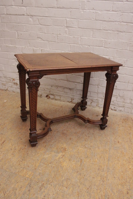 Regency style  center table in oak