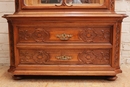 Regency style Display cabinet in Walnut, France 19th century