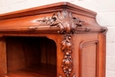 Regency style Bookcase in Walnut, France 19th century