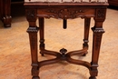 Regency style Piano stool in Walnut, France 19th century