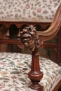 Renaissance style Arm chairs in Walnut, France 19th century