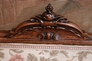 Renaissance style Arm chairs in Walnut, France 19th century