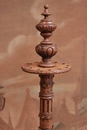 Renaissance style Billiard stick holder in Oak, France 19th century