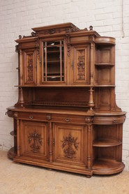 Renaissance bombe cabinet in walnut