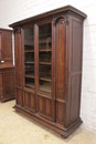 Renaissance style Bookcase in Walnut, France 19th century