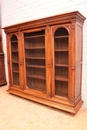 Renaissance style Bookcase in Walnut, France 1900