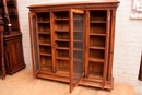 Renaissance style Bookcase in Walnut, France 1900