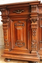 Renaissance style Cabinet in Walnut, France 19th century