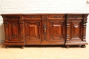 Renaissance style Cabinet in Walnut, France 19th century