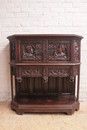 Renaissance style Cabinet in Oak, France 19th century