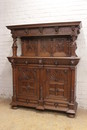 Renaissance style Cabinet in Oak, Belgium 1900