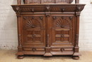 Renaissance style Cabinet in Oak, Belgium 1900