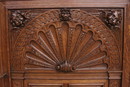 Renaissance style Cabinet in Oak, Belgium 1900