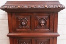 Renaissance style Cabinet in Walnut, France 19th century