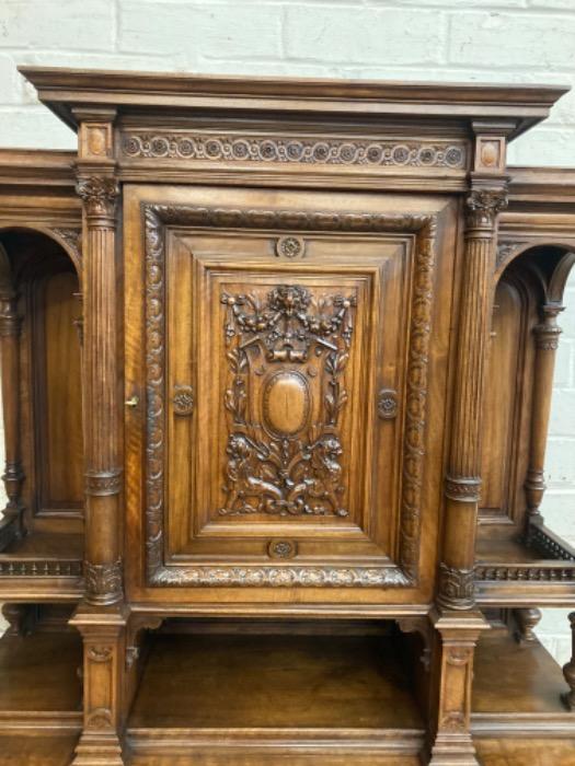 Renaissance cabinet in walnut