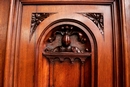 Renaissance style Cabinet in Walnut, France 19th century