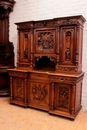 Renaissance style Cabinet in Walnut, France 19th century