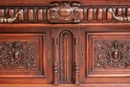 Renaissance style Cabinet in Walnut, France 19th century