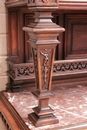 Renaissance style Cabinet in Walnut, France 19th century