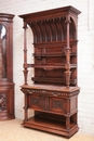 Renaissance style Cabinet in Walnut, France 19th century