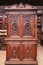 Renaissance style Cabinet in Walnut, France 19th century