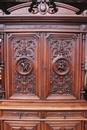 Renaissance style Cabinet in Walnut, France 19th century