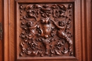 Renaissance style Cabinet in Walnut, France 19th century