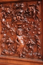 Renaissance style Cabinet in Walnut, France 19th century