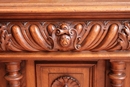 Renaissance style Cabinet in Walnut, France 19th century