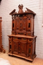 Renaissance style Cabinet in Walnut, France 19th century