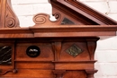 Renaissance style Cabinet in Walnut, France 19th century