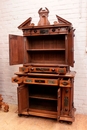 Renaissance style Cabinet in Walnut, France 19th century