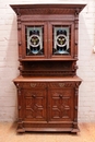 Renaissance style Cabinet in Oak, Belgium 19th century