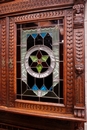 Renaissance style Cabinet in Oak, Belgium 19th century